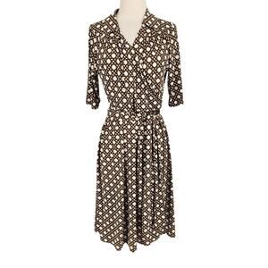 Vintage Talbots Faux Wrap Dress Size 8 Petites